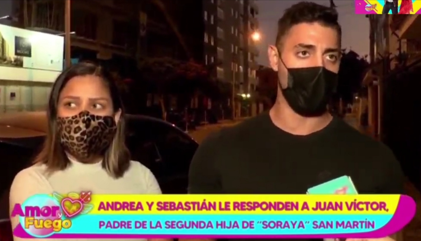 Amor y Fuego: Andrea y Sebastián le responden a Juan Víctor, padre de la segunda hija de San Martín