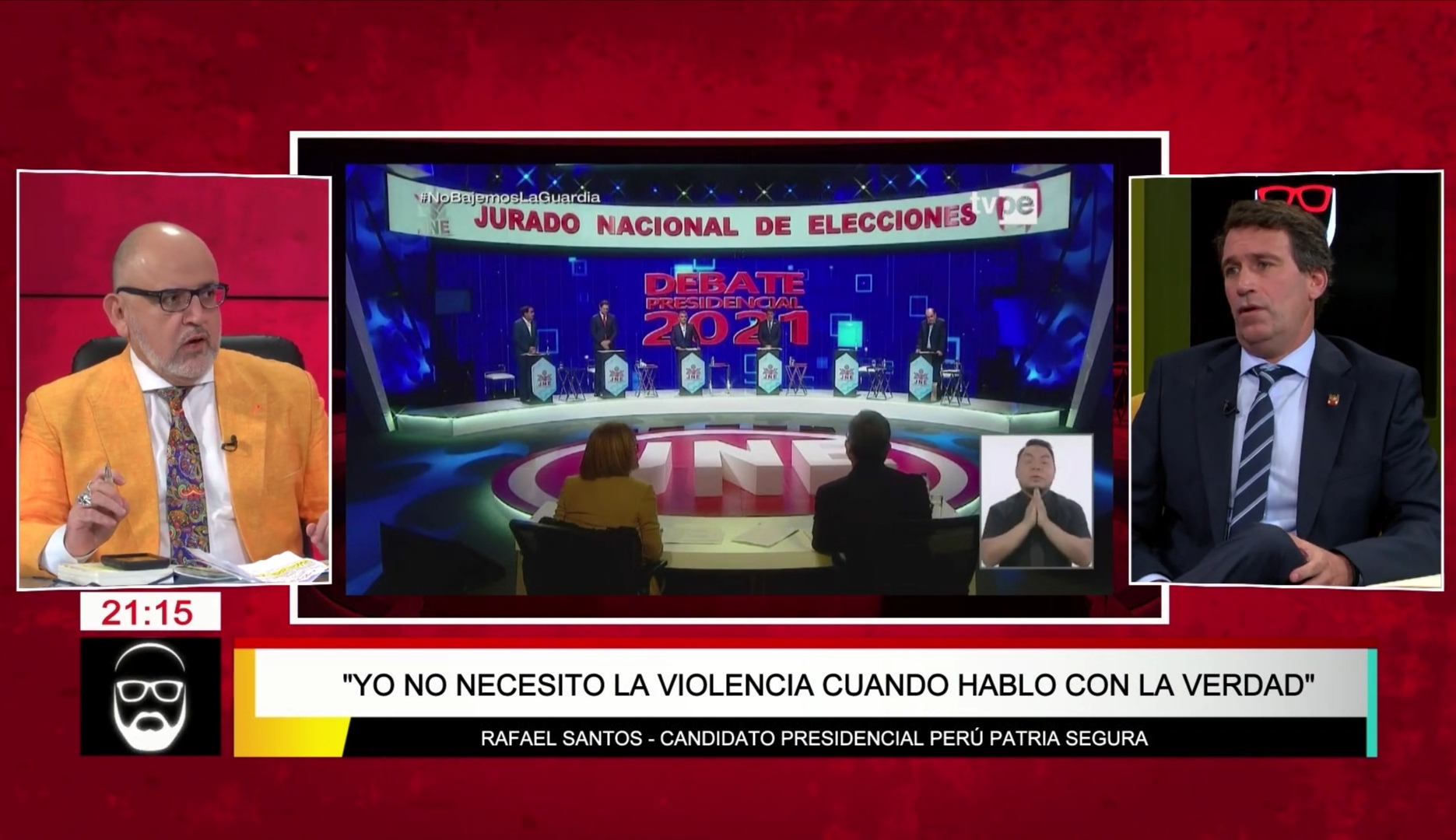 Rafael Santos: “Yo no necesito la violencia cuando hablo con la verdad”