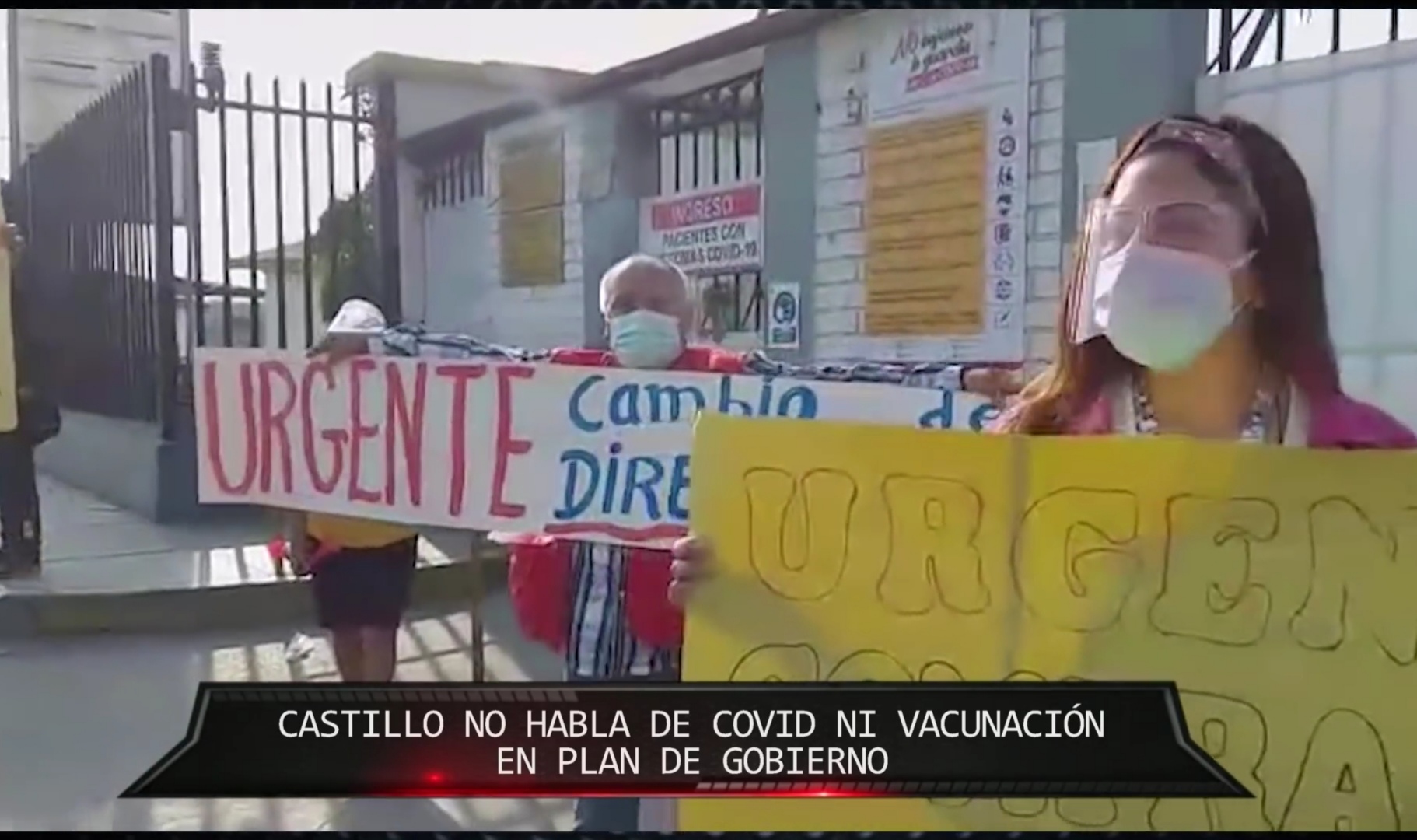 Portada: Combutters: Castillo no habla de COVID-19 ni vacunación en plan de gobierno