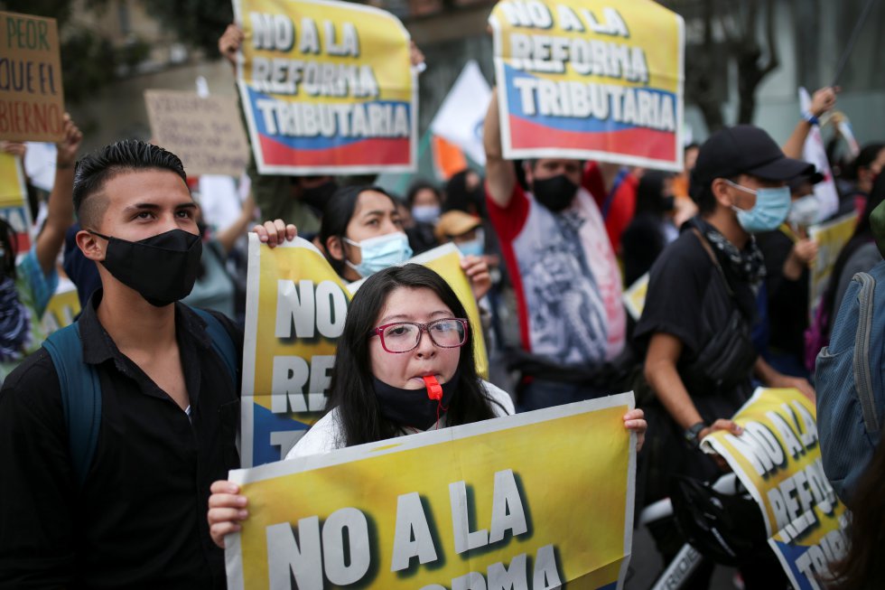Paro nacional en Colombia: Nueva jornada de protestas contra la reforma fiscal