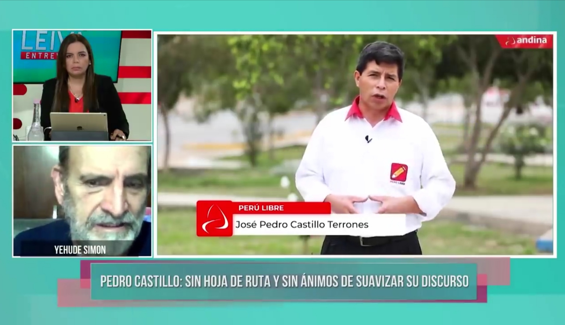 Portada: Yehude Simon sobre Pedro Castillo: “Es una ofensa que digan que el candidato es de Movadef”