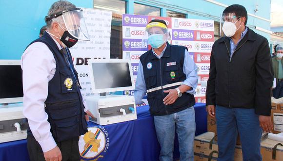 Entregan equipos de ventilación para pacientes COVID-19 en Cusco