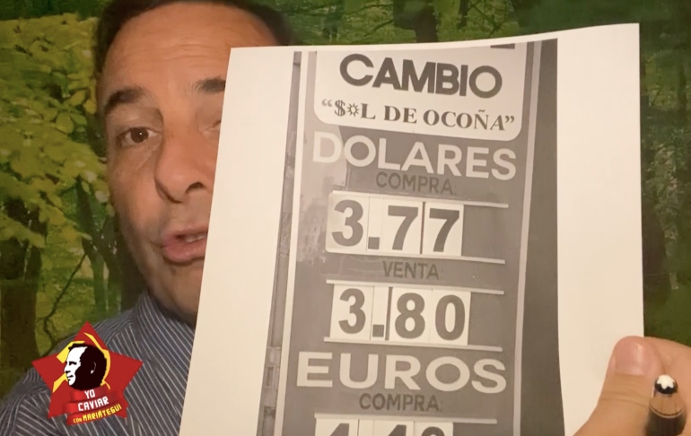 A. Mariátegui: "La apuesta suicida por Pedro Castillo está haciendo que el dólar se dispare y las inversiones caigan"