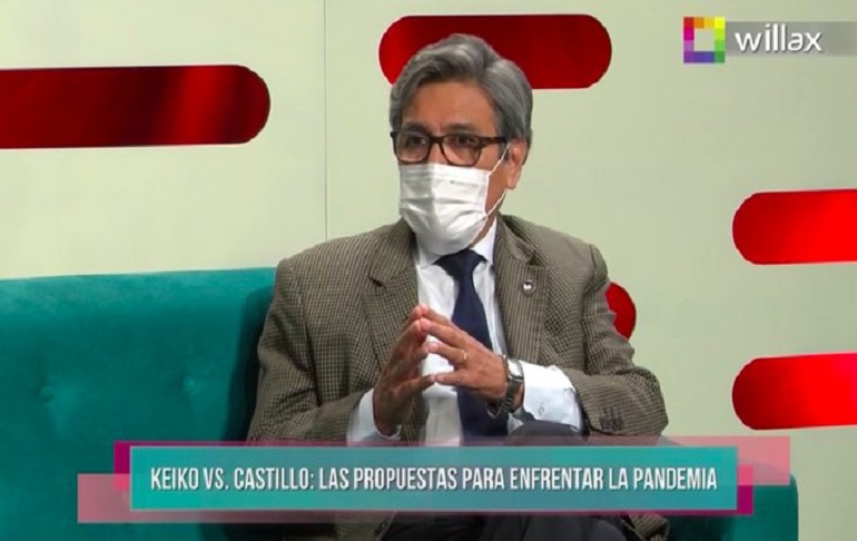 Portada: Abel Salinas sobre propuesta de Pedro Castillo para combatir el COVID-19: "Es irreal, es una mezcla de ideología"