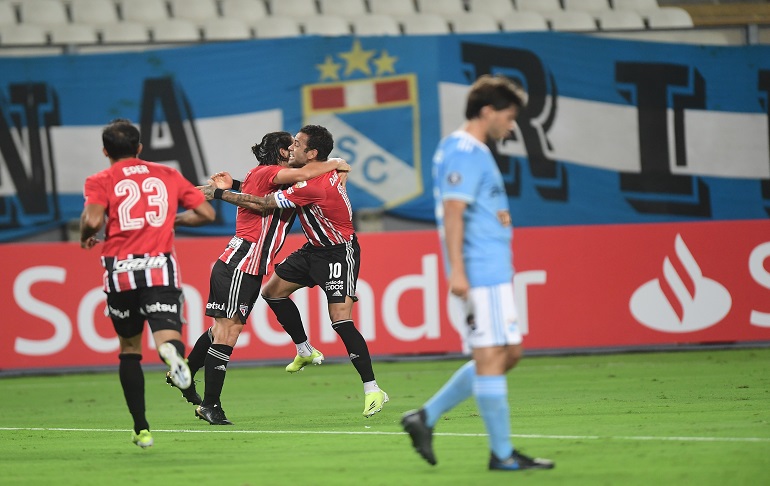 Copa Libertadores 2021: Sporting Cristal cayó 3-0 ante el Sao Paulo en el Estadio Nacional [GOLES]