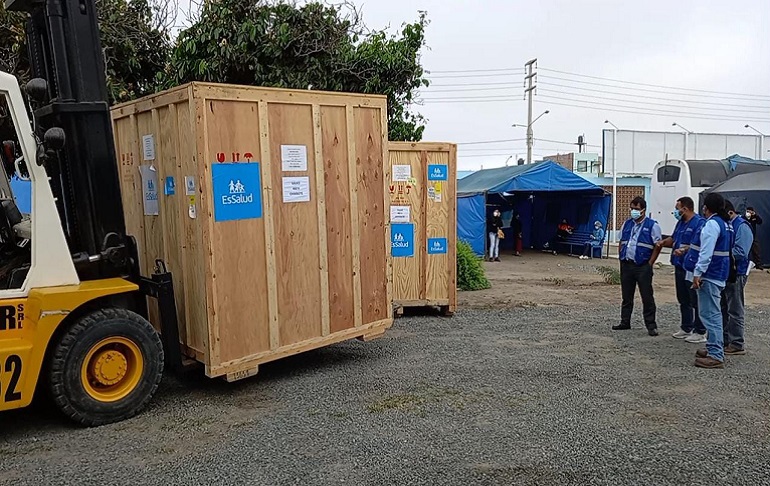 Portada: EsSalud Ancash y Huaraz realizan instalación de nuevas plantas de oxígeno medicinal