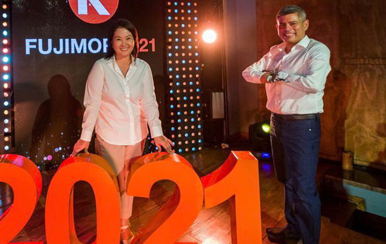 Keiko Fujimori informó que Luis Galarreta fue diagnosticado con Covid-19