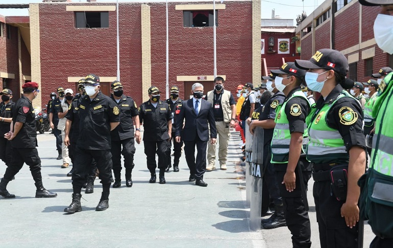 Portada: José Elice: Más de 90 mil efectivos policiales resguardarán seguridad en el proceso electoral