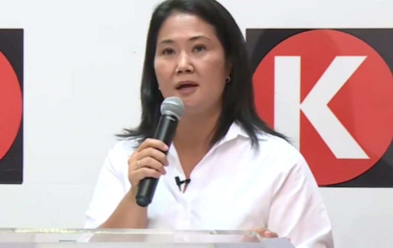 Portada: Keiko Fujimori: "Yo no voy a terruquear a nadie"