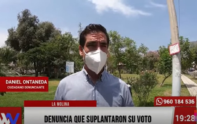 La Molina: joven denuncia que suplantaron su voto [VIDEO]