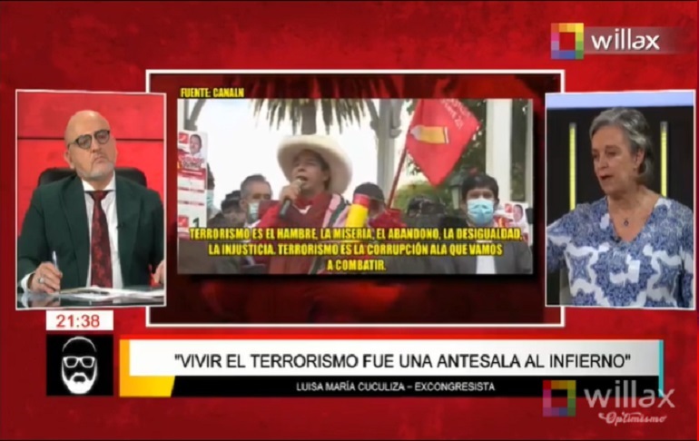 Portada: Luisa María Cuculiza: "¿Por qué no dejan salir a Keiko a que haga su propaganda en provincia?"