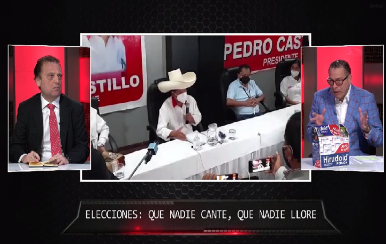 Miguel Santillana: Pedro Castillo no necesita, por el momento, responder nada a los medios porque sigue creciendo