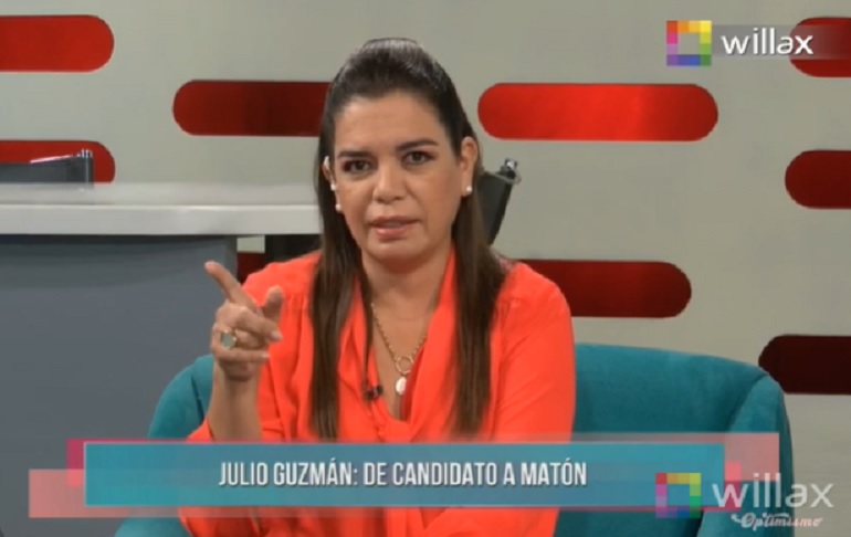 Portada: Milagros Leiva: Julio Guzmán ha demostrado que es un trol político