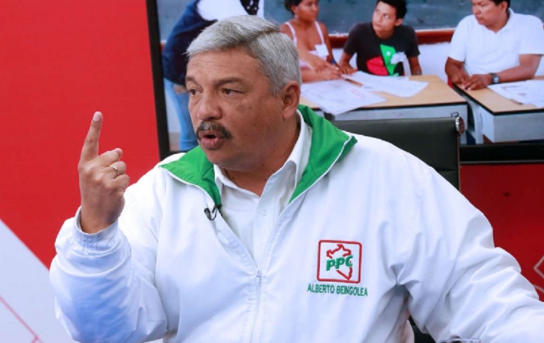 Alberto Beingolea sobre Verónika Mendoza: Utiliza los mismos gritos de guerra que Hugo Chávez
