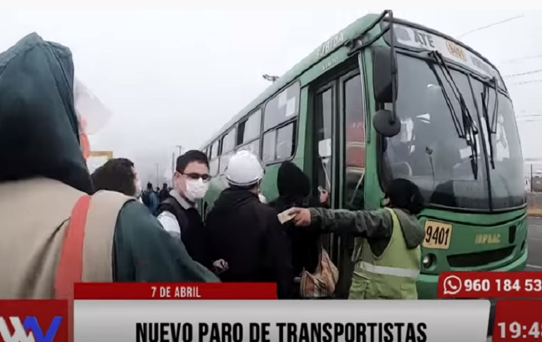 Nuevo paro de transportistas a partir del miércoles 7 de abril | VIDEO