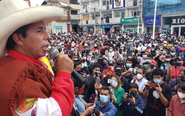 Pedro Castillo anuncia suspensión de actividades proselitistas en Lima: "Por temas de salud no podré asistir"