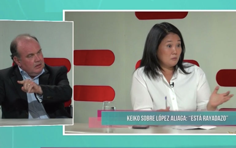 Portada: Rafael López Aliaga: "Keiko Fujimori tiene pánico de volver a la cárcel"