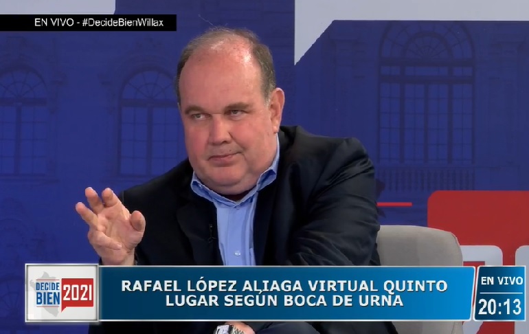 Rafael López Aliaga: "A Ipsos no le creo ni lo que come, es muy sospechoso"