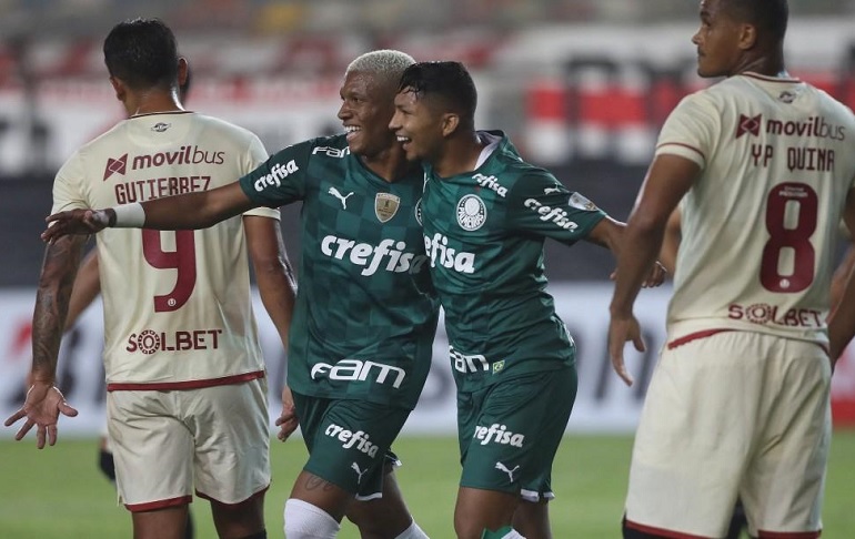 Copa Libertadores 2021: Palmeiras venció por 3-2 a Universitario en el minuto final [GOLES]