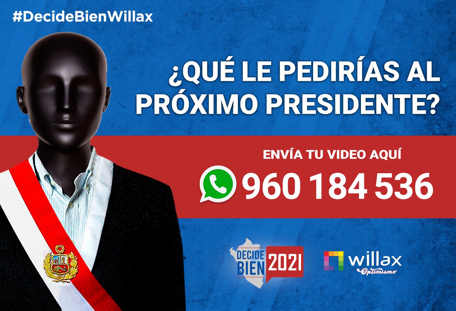 Portada: ¿Qué le pedirías al próximo presidente? Envíanos al WhatsApp (960184536) un video de 30 segundos