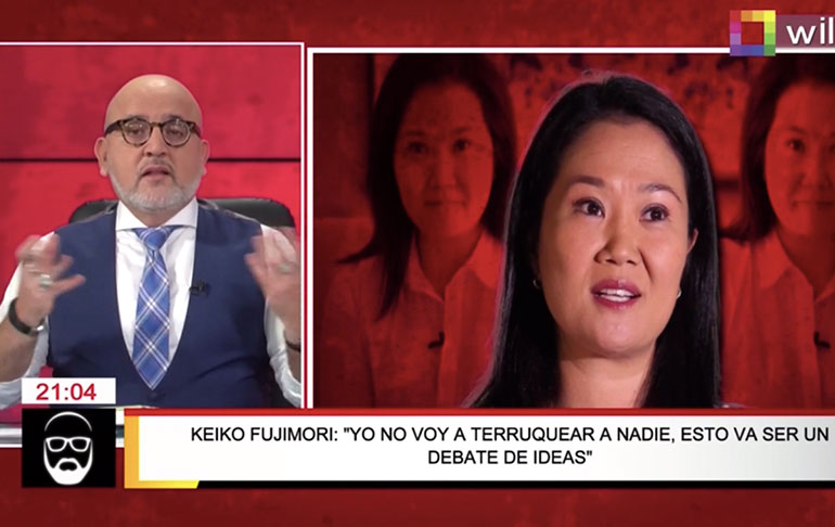 Portada: Beto Ortiz: "Le sugeriría a Keiko Fujimori que deje de decirle izquierda radical a los comunistas"