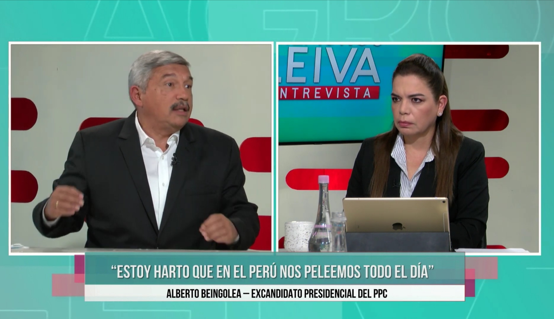 Alberto Beingolea: "Estoy harto que en el Perú nos peleemos todo el día"