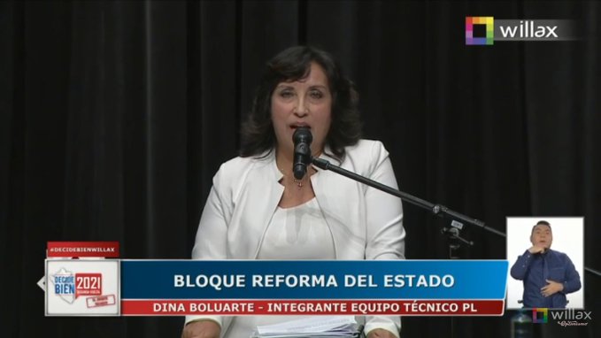 Dina Boluarte: "La propuesta de Perú Libre es elaborar una nueva constitución"