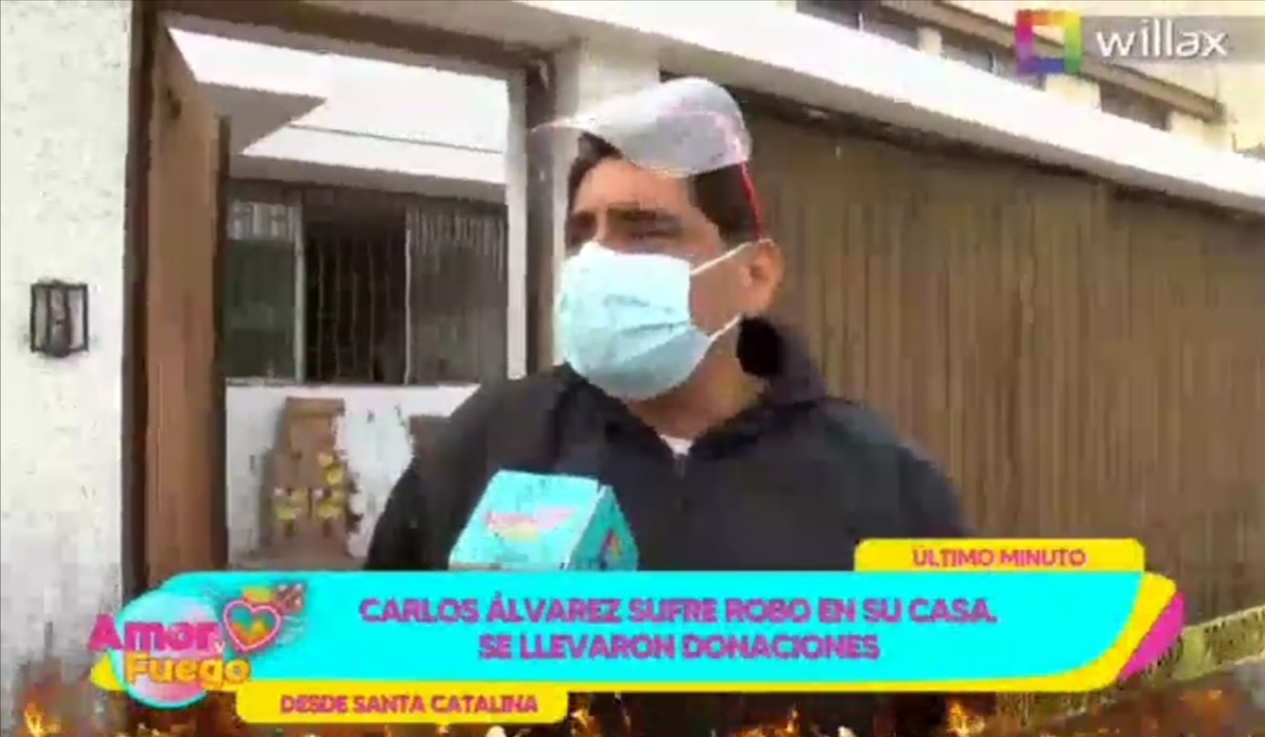Amor y Fuego: Carlos Álvarez sufre robo en su casa, se llevaron donaciones