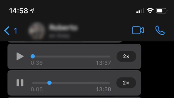 Whatsapp permite acelerar audios interminables