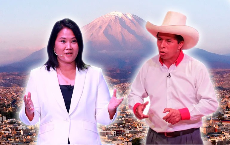 Portada: El debate presidencial del 30 de mayo entre Keiko Fujimori y Pedro Castillo será en Arequipa