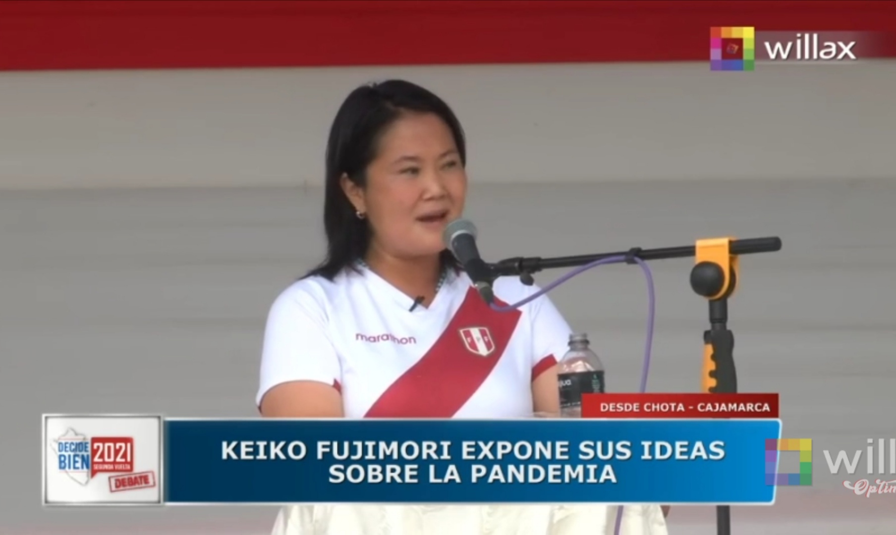 Keiko Fujimori a Pedro Castillo: “Este es el primer encuentro de cuatro más”
