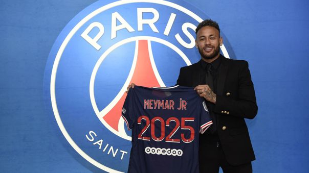 PSG hizo oficial la renovación de contrato de Neymar hasta el 2025