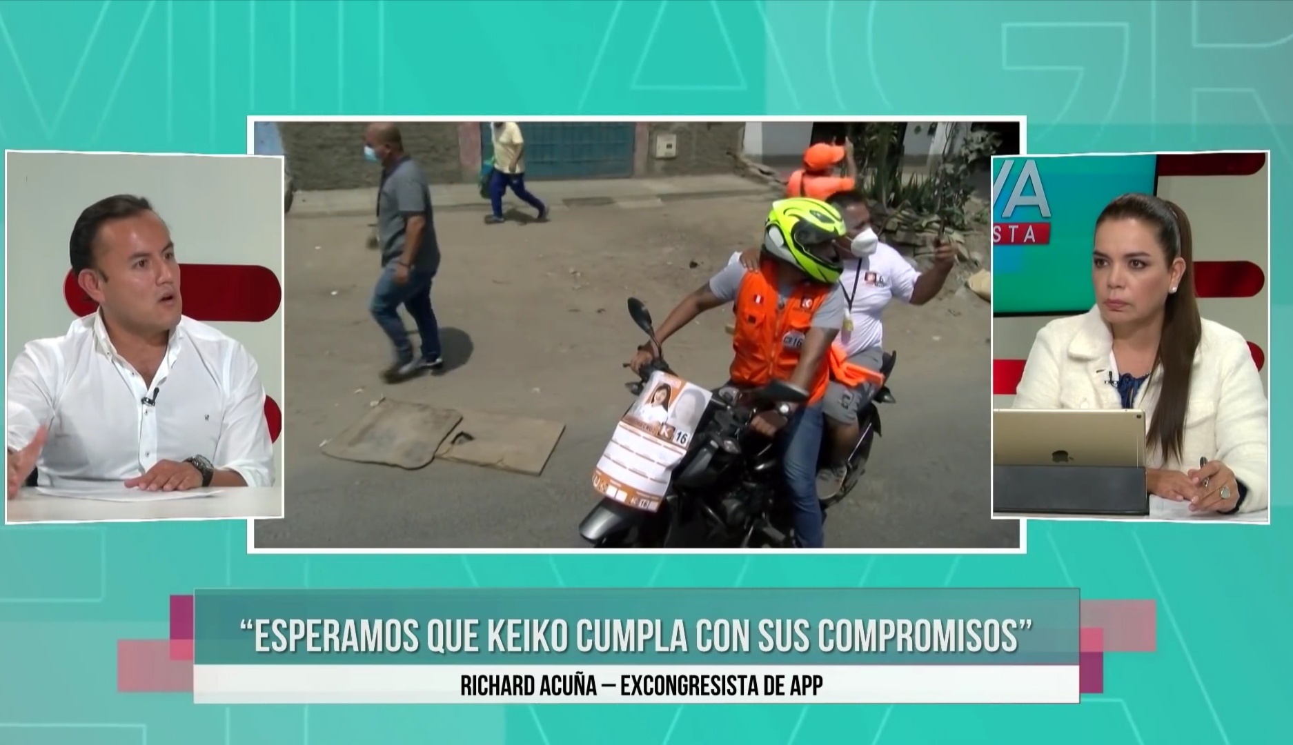 Portada: Richard Acuña: "Aquí no existe ningún tipo de alianza, solo estamos defendiendo la democracia"