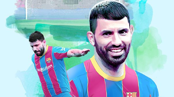 El Barcelona oficializó el fichaje de Sergio Agüero por dos temporadas