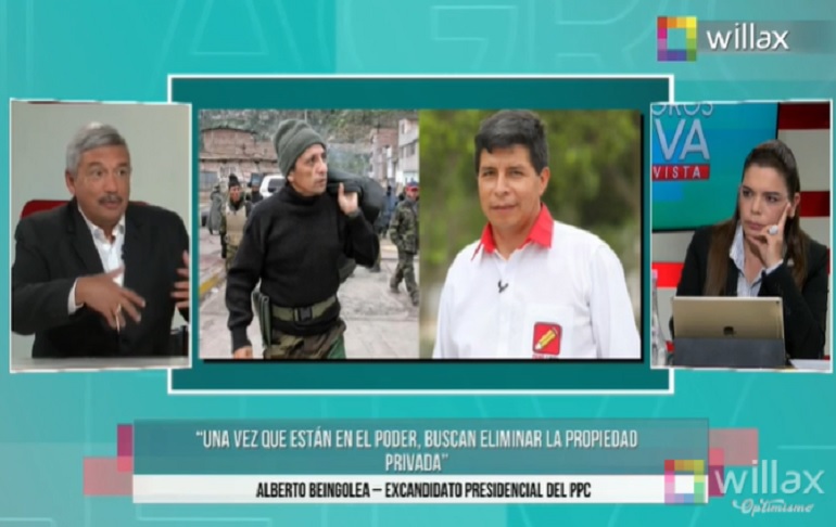 Portada: Alberto Beingolea: De todas las propuestas que habían, la más mala es la de Pedro Castillo