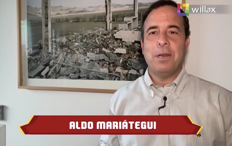 Aldo Mariátegui: "El dólar está subiendo por culpa de los que votan por Pedro Castillo"
