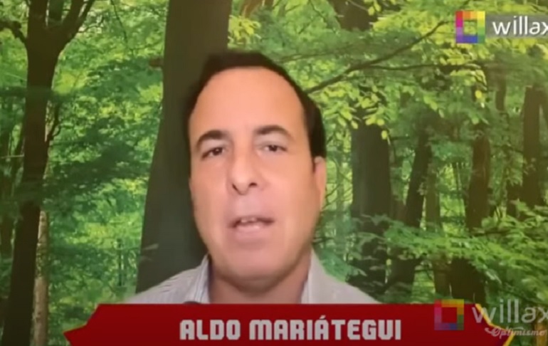 Aldo Mariátegui sobre el empresariado y la derecha peruana: Ahora están asustados porque el comunismo se le vienen encima