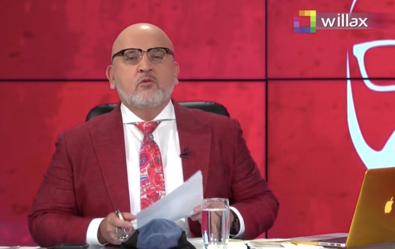 Beto Ortiz: "Es cuestión de días u horas para que los morados salgan a anunciar su matrimonio con los rojos"