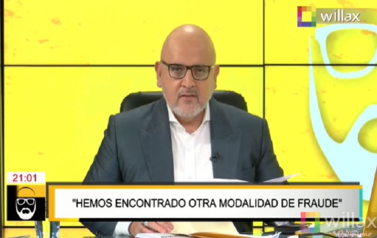 Beto Ortiz revela que fallecidos están habilitados para votar en la segunda vuelta del 6 de junio