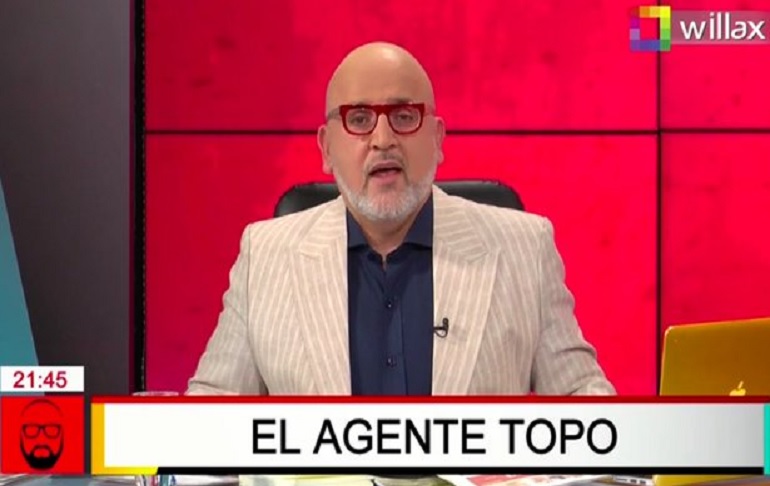 Beto Ortiz: Yo fui el único periodista que reveló que Gustavo Chicho Mohme era un topo de Montesinos