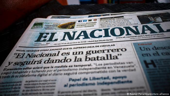 Portada: Venezuela: embargan diario El Nacional por fallo que ordena pagarle más de US$13 millones al chavista Diosdado Cabello