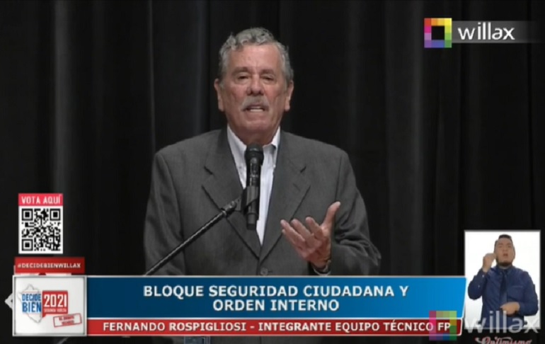 Fernando Rospigliosi: Todos los miembros del Grupo Especial de Inteligencia van a trabajar en nuestro gobierno