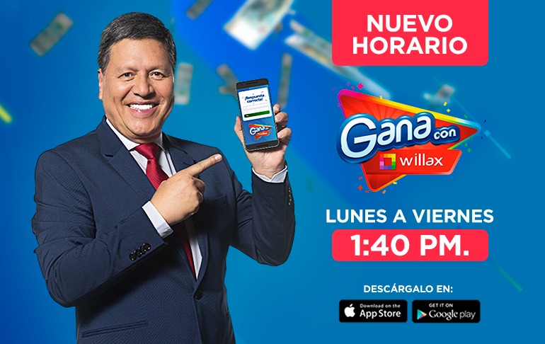 Gana con Willax, con Gonzalo Iwasaki, estrena nuevo horario: de lunes a viernes a la 1:40 p.m.