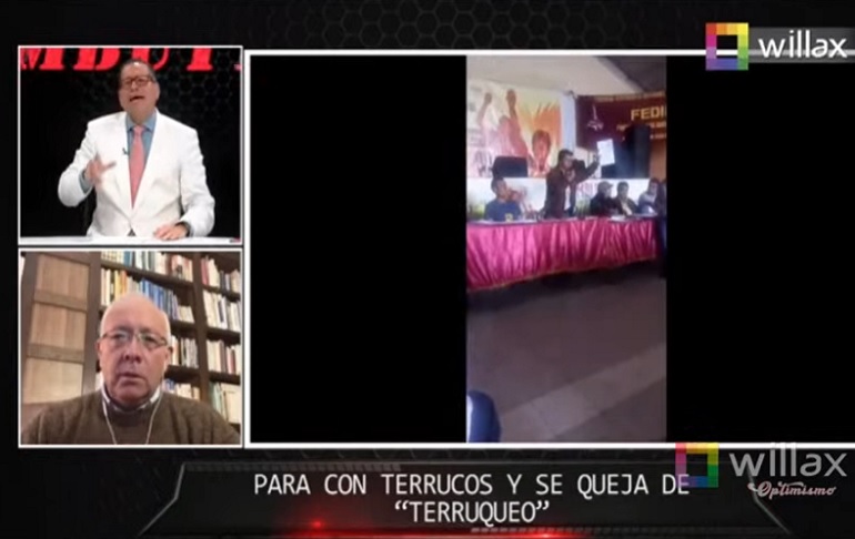 Juan Carlos Liendo: No me imagino al general César Astudillo cuadrándose en frente de personas relacionadas con organizaciones terroristas