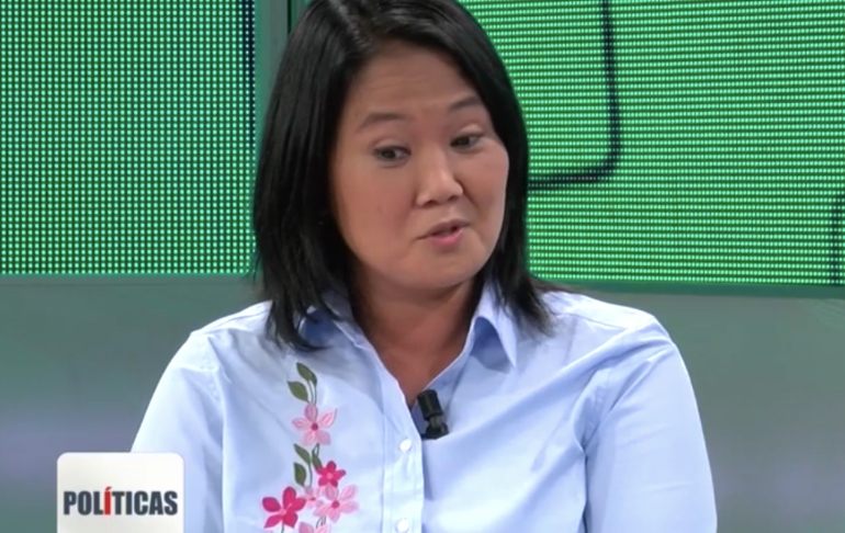 Keiko Fujimori: "Yo pensé que Pedro Castillo iba a asistir al debate en Santa Mónica"