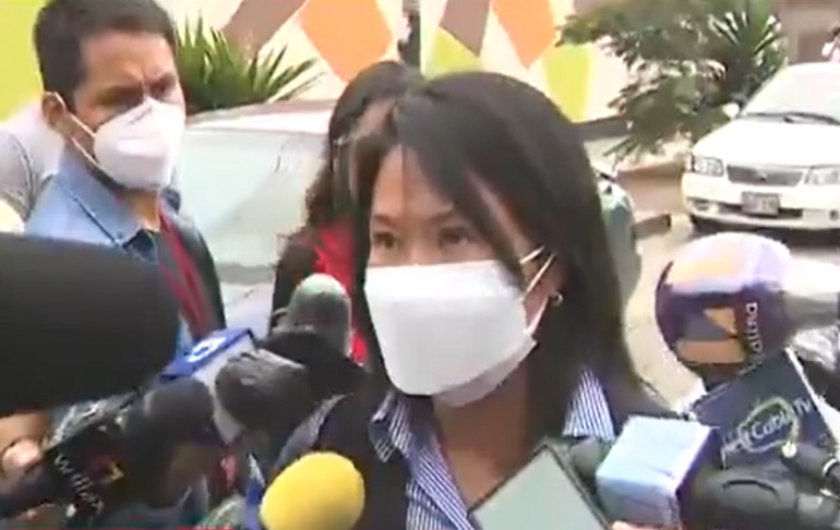 Keiko Fujimori: "Kenji tiene entre 10 % a 15 % de los pulmones comprometidos"