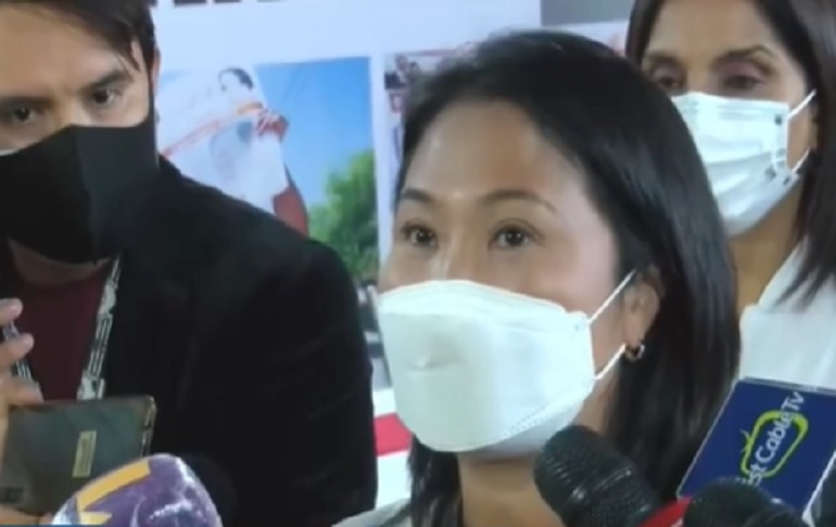 Keiko Fujimori: Haremos nuevos anuncios de otras personalidades que se estarán sumando a nuestro equipo
