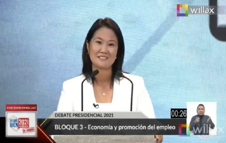 Portada: Keiko Fujimori: "Vamos a aumentar el sueldo mínimo"