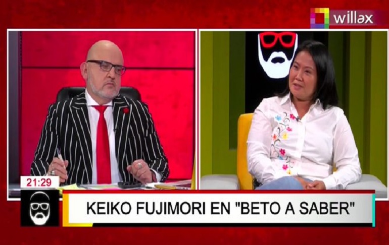 Keiko Fujimori sobre debate con Pedro Castillo: El JNE retrocedió y se puso de lado de Perú Libre