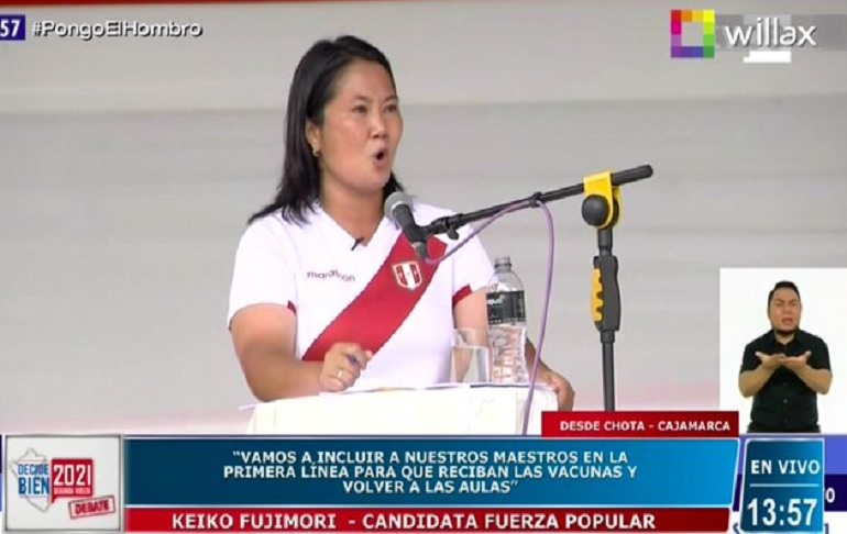 Keiko Fujimori sobre las vacunas COVID-19: "Tenemos contacto con todos los laboratorios del mundo"